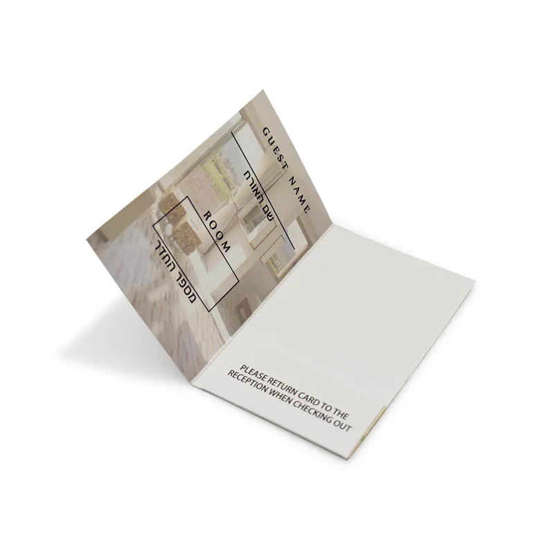 New china products hotel key card holder printing