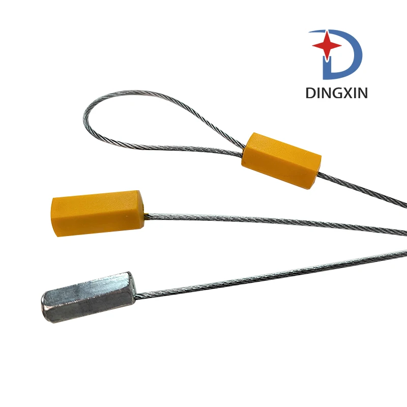 High Quality 1.8mm steel wire red green tamper-proofing disposable cable seal with ISO certificate Cheap Wholesale price