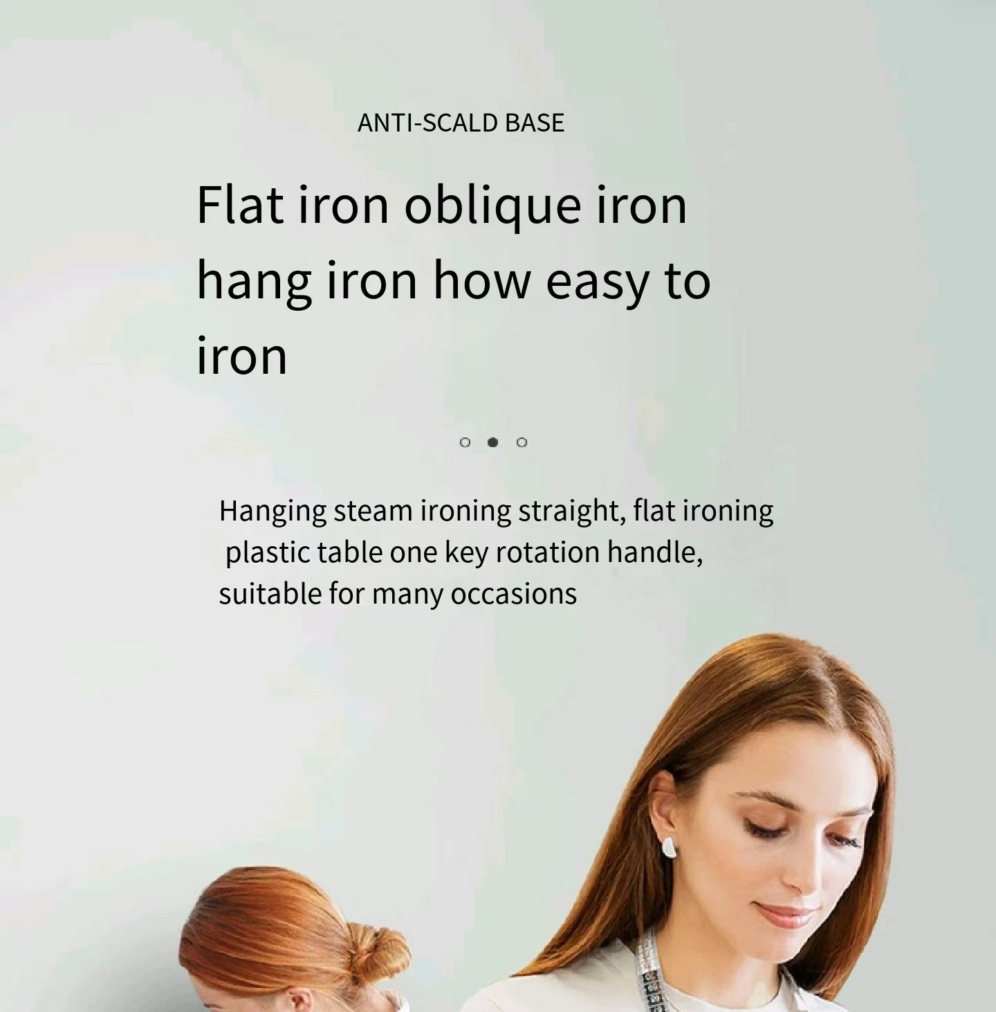 Foldable electric iron Handheld convenient rotary hanging iron home mini electric iron