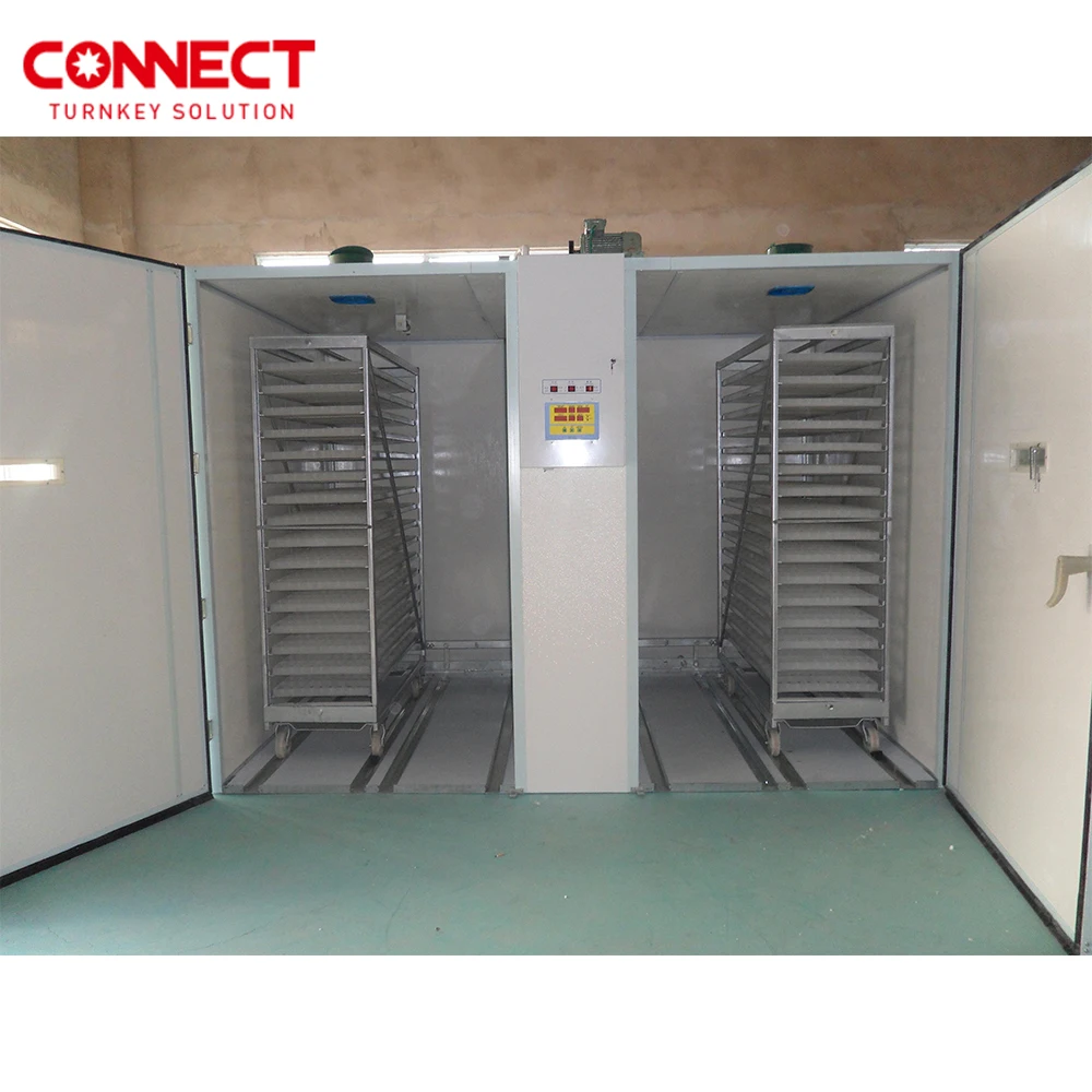 Hatching 20000 30000 50000 Eggs Automatic Electric Temperature Controller Chicken Machine Poultry Farm Egg Incubator  System