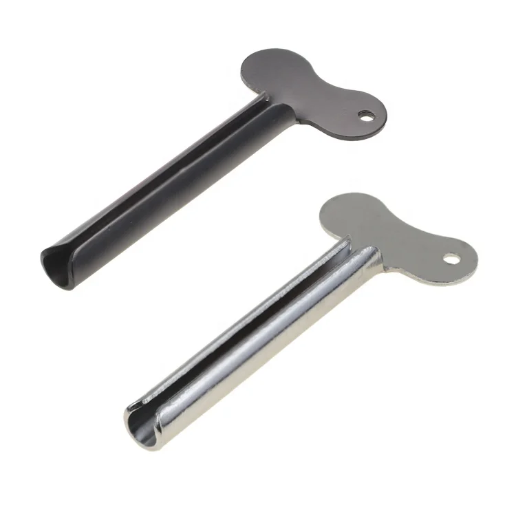 Stainless Steel Toothpaste Squeezer Bathroom Accessories Facial Cleanser Toothpaste Tube Rolling Press Squeezer Dispenser
