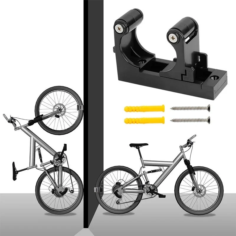 MTB Road Bike Storage Hooks Adjustable Bicycle Wall Holder Rack Buckle Hanger Vertical Storage Fits1.0-2.8 inches Tub