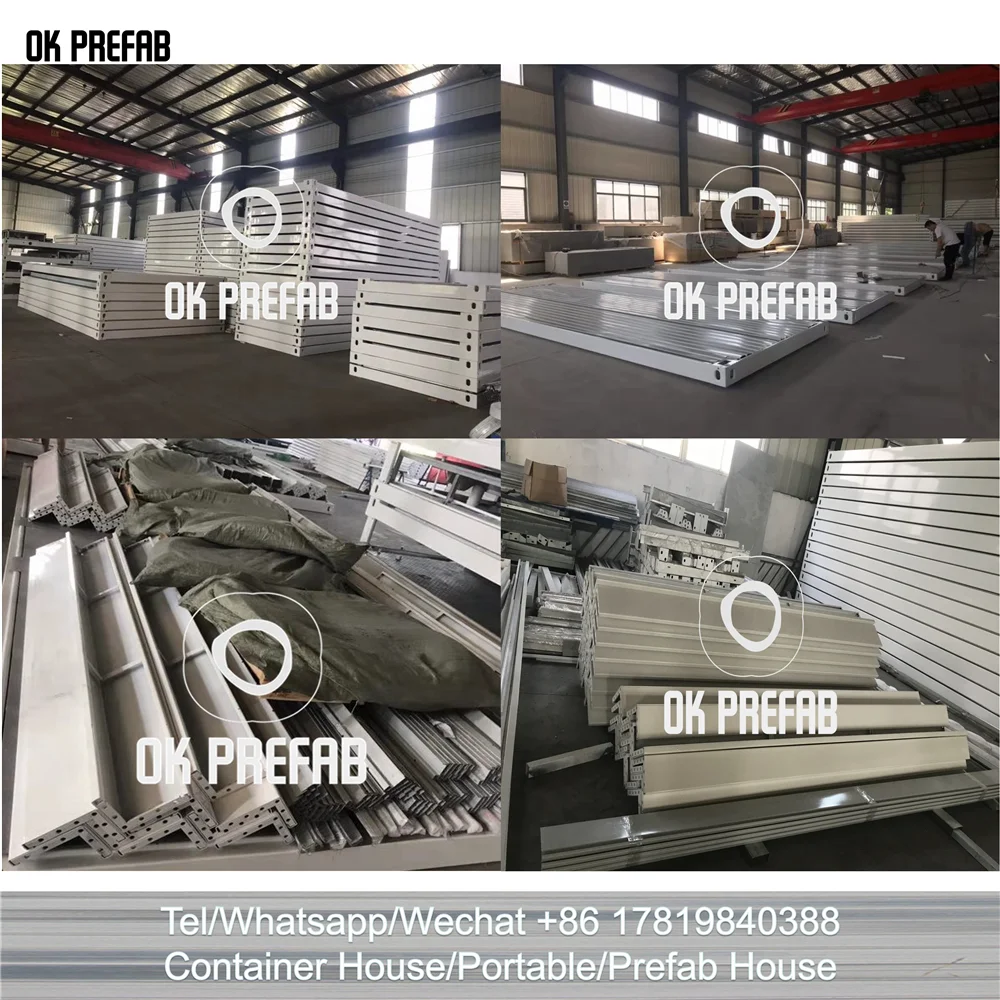 Ready Made 20Ft Living Portable Tiny Prefabricated Home Office Frame Detachable Container House Ready To Ship Frame