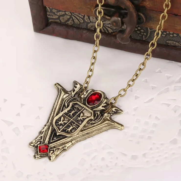 Movie Peripheral Twilight Zone New Moon Wave Tower Clock Jewelry Necklaces Stock Wholesale