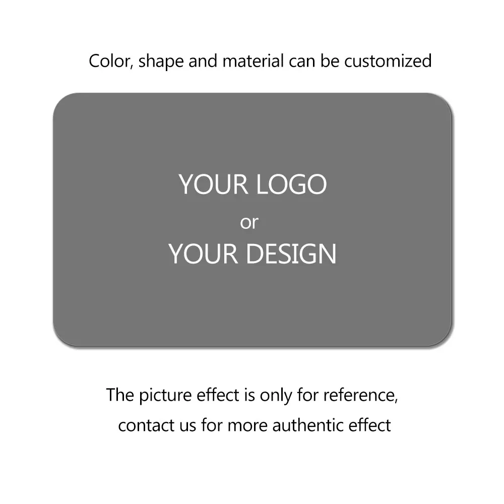 Custom Design Brand Logo Welcome Mats Floor Bath Outdoor Kitchen Rubber Entrance Mat Carpets and Rugs Area