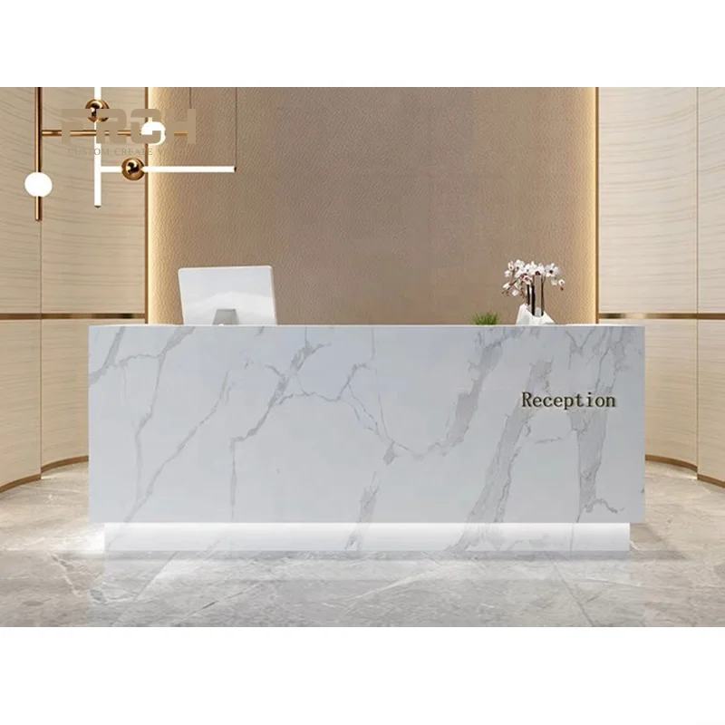 One Person Dental Clinic Hotel Beauty  Salon Modern Small Reception Desk Counter Simple Design