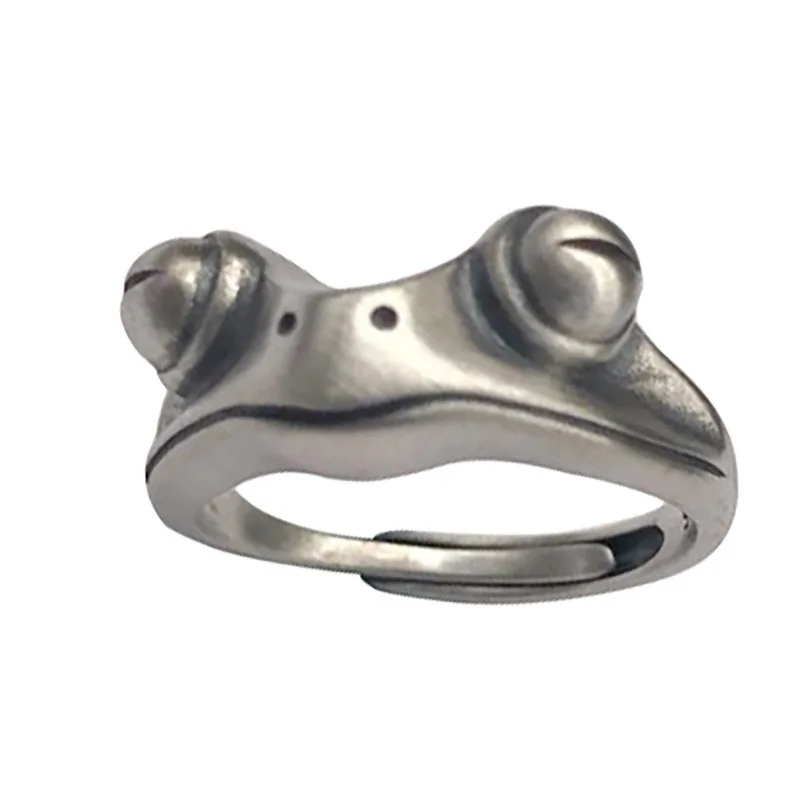 Droshipping Retro Frog Ring Opening Adjustable Male And Female Couples The Same Ring