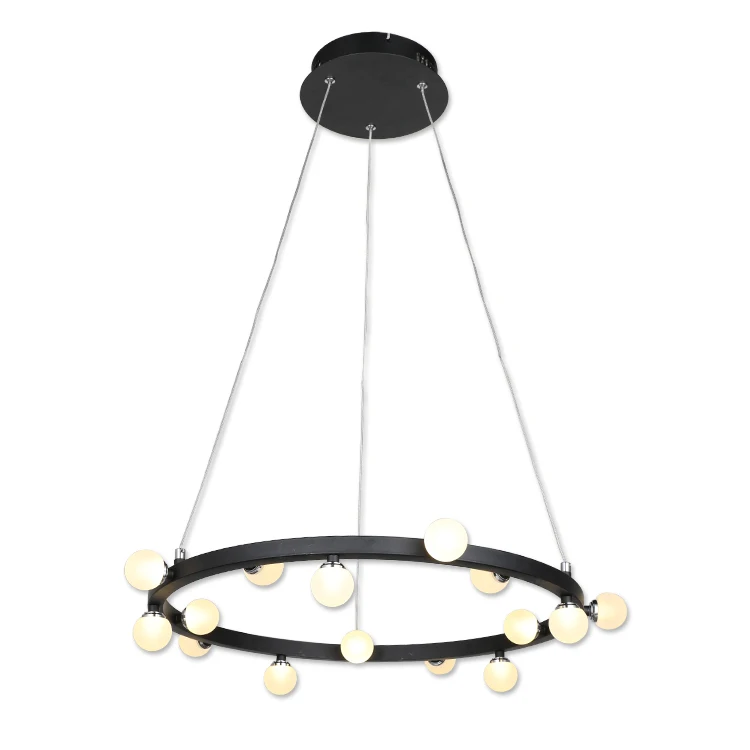 Недорогой подвесной мини-светильник для спальни в стиле постмодерн с белым