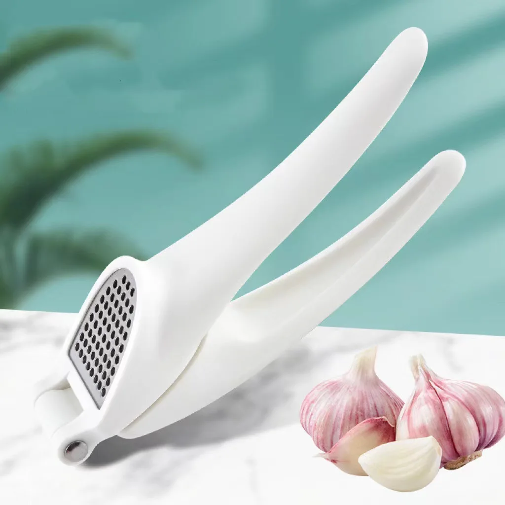 Kitchen Stainless Steel Garlic Mincer Heavy Duty Garlic Press