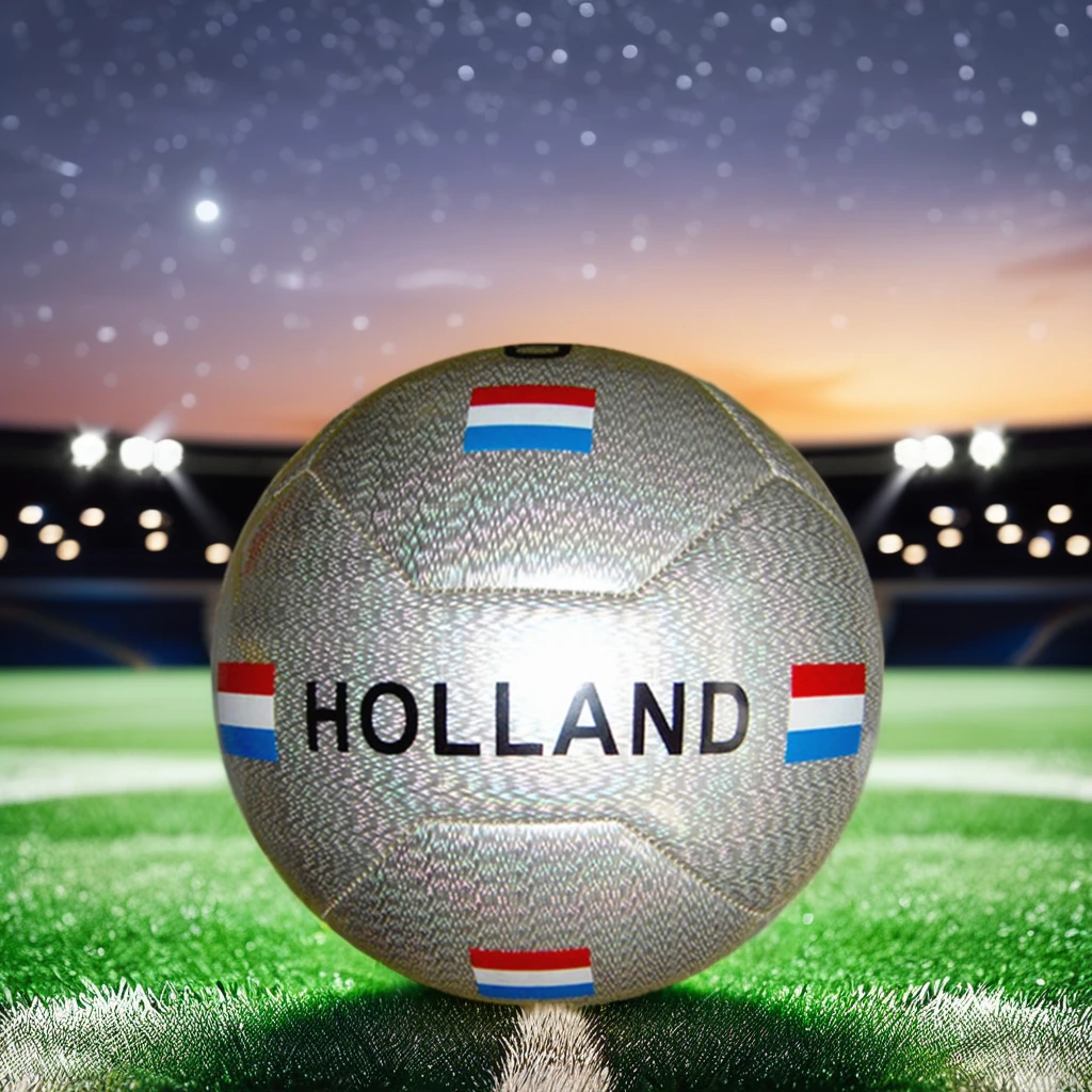 2024 Promotional Laser PVC Soccer Ball High Visibility Sports Product