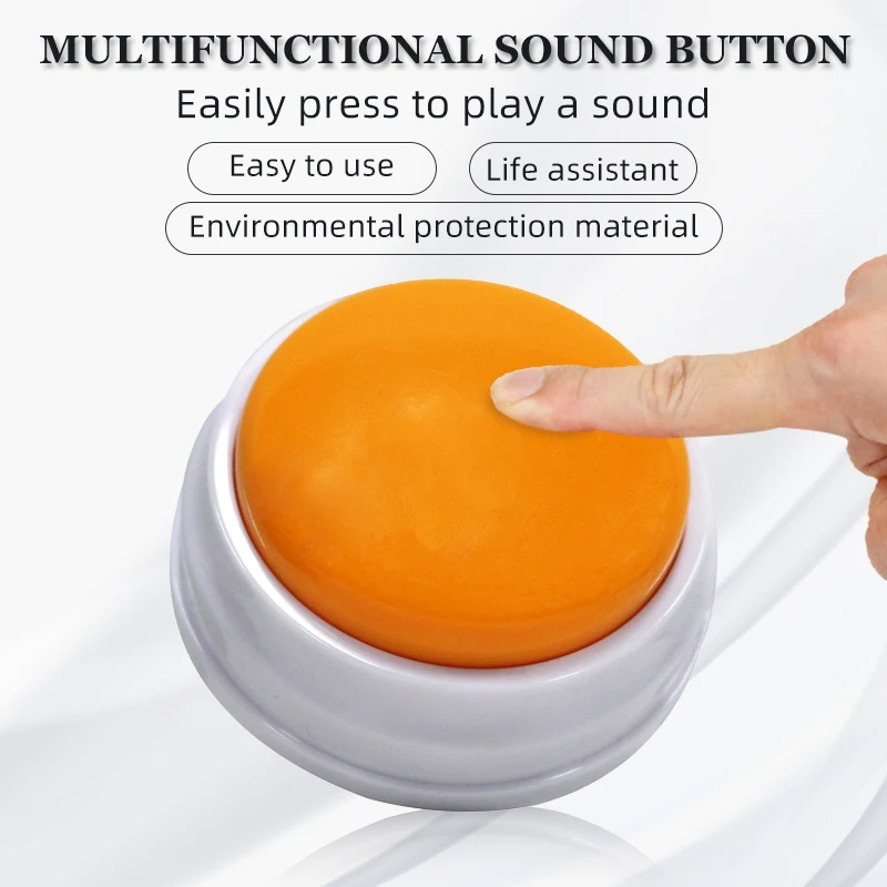 Quality Recordable Button  Communication Speaking Answer  Toys Sound Buttons For Kids Learning