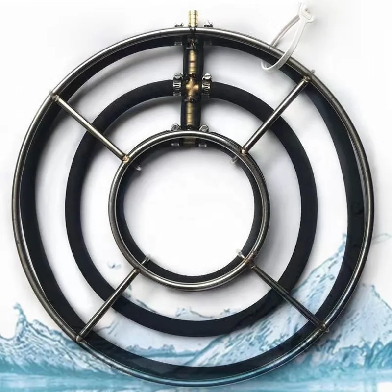 Microbubbles Nano Rubber Bubble Diffuser Aeration Oxygen Tubing Porous Sinking Aerator Air Hose For Fish Prawn Farm Pond