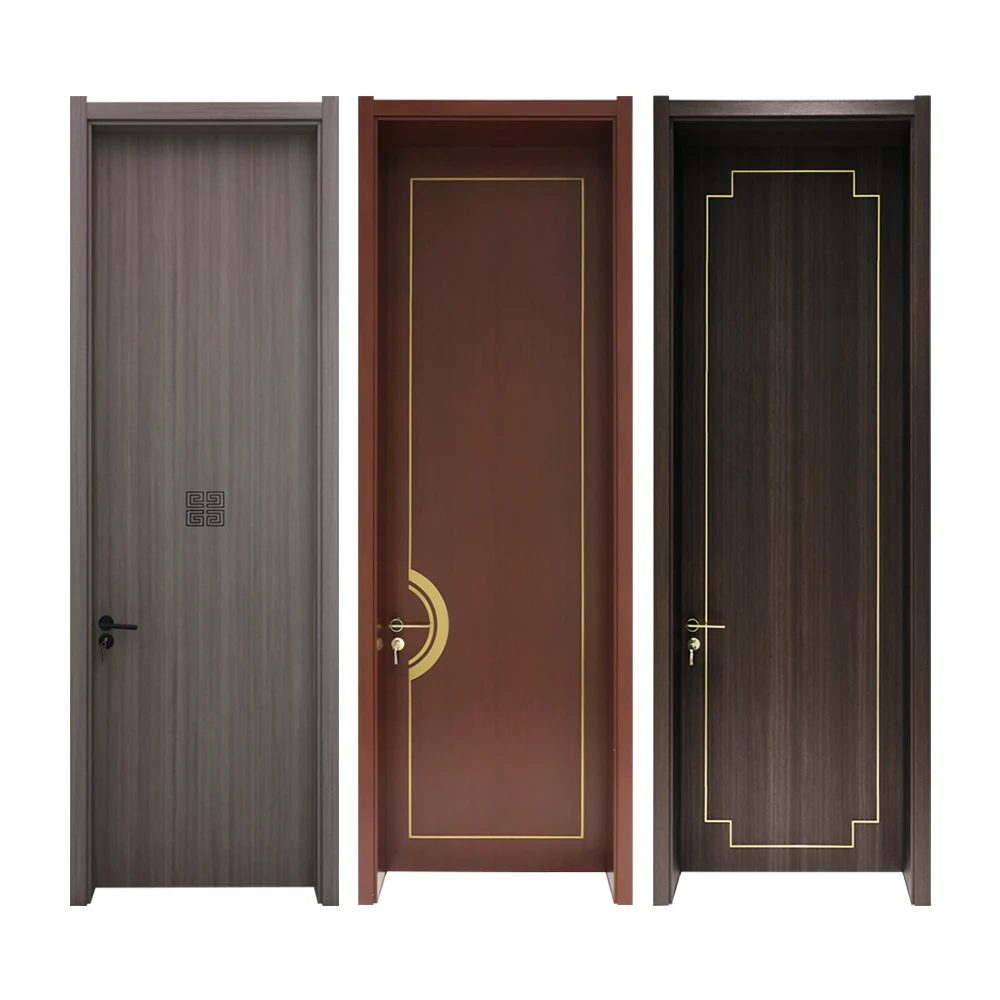 Interior Modern WPC Door Wood Doors Interior Room Custom Wooden Door For House