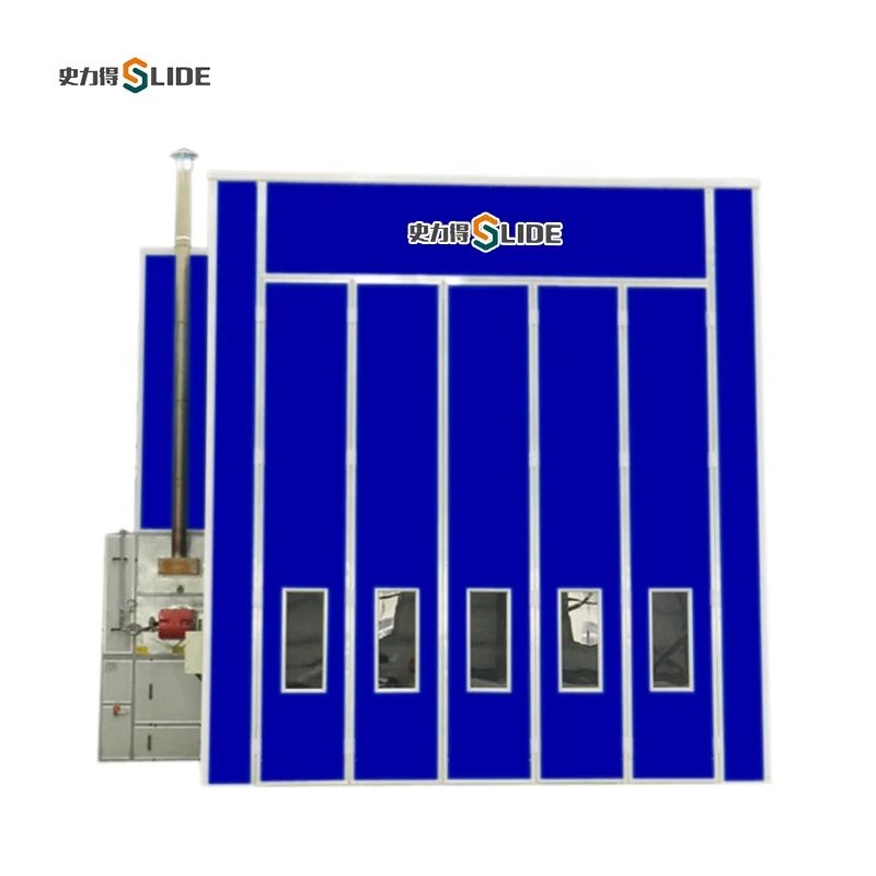 Truck spray booth downdraft paint booth powered by diesel and electric factory price dyeing rooms for trucks  made in China