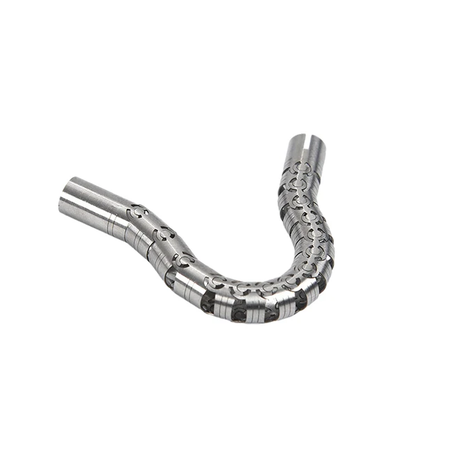 304 Stainless Steel Medical Snake Bone Tube Precision Machined Flexible Endoscope Pipe for Fabrication Services