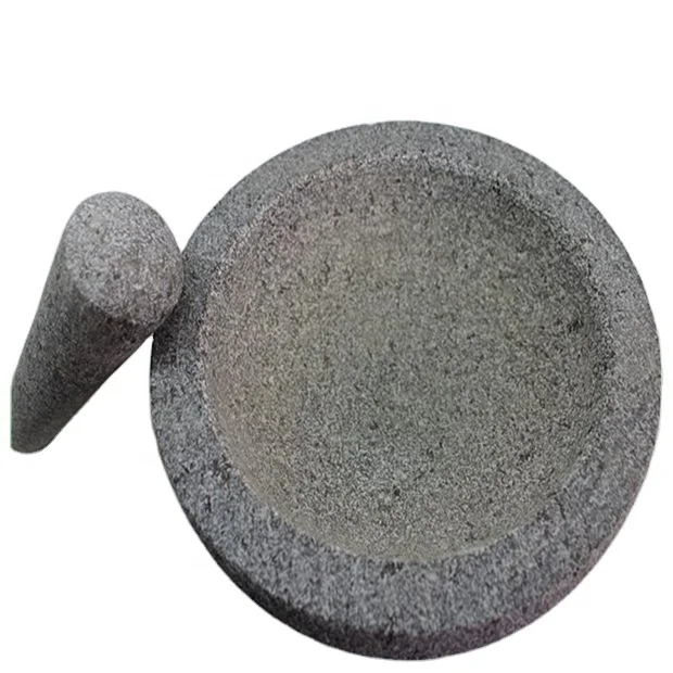 new style granite stone mortar and pestle set
