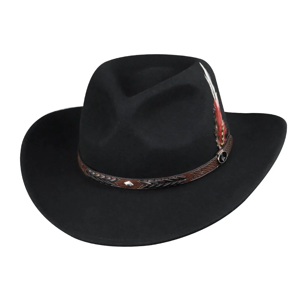 LiHua Felt Cowboy Hats For Sale Western Hat Cowboy Cuero Wool Felt Cowboy Hat (1600382425210)
