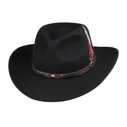LiHua Felt Cowboy Hats For Sale Western Hat Cowboy Cuero Wool Felt Cowboy Hat