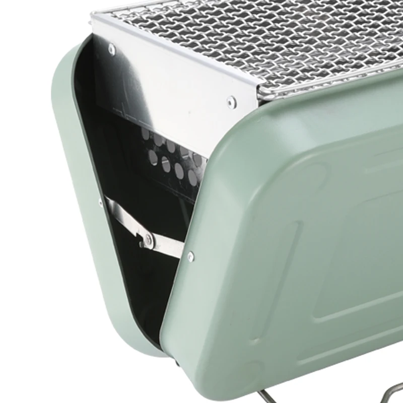 Latest Design Outdoor Camping Stove Portable Folding Charcoal Suitcase Style Barbecue Bbq Grill