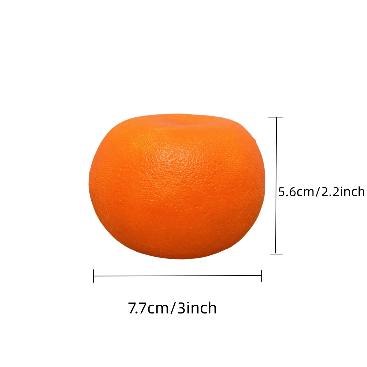 Wholesale Hot Kitchen Decoration Simulation Foam Material Artificial Orange Fruits Simulated Tangerine For Home Decor