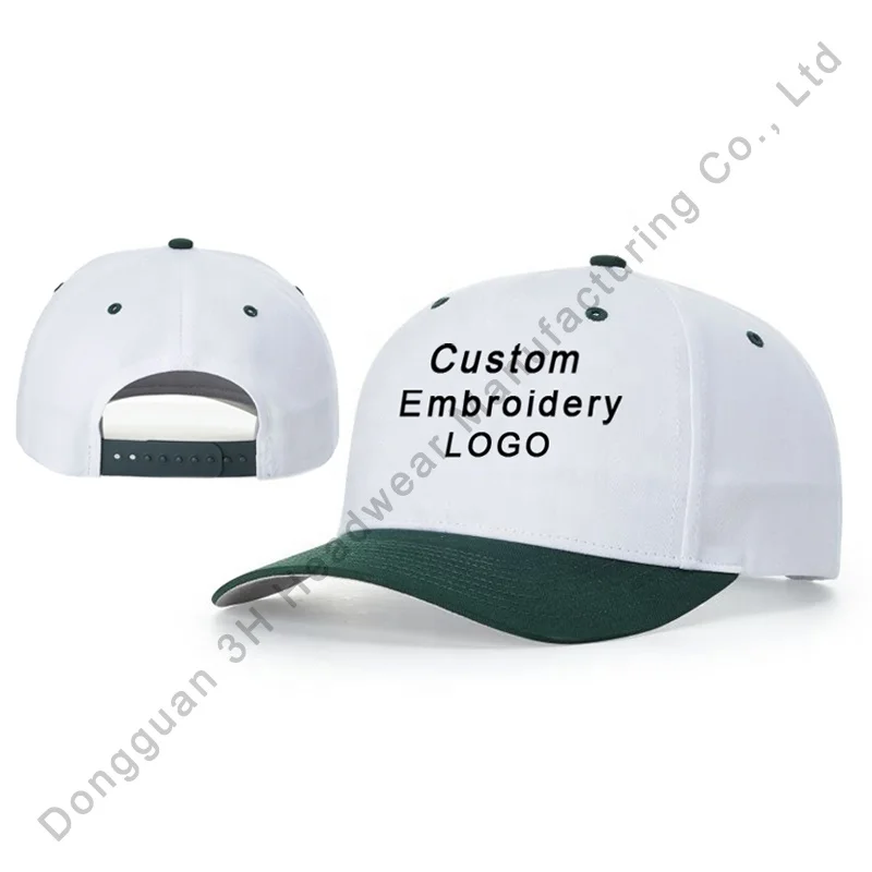 Adjustable Snapback Back strap Cotton Twill Classic Baseball Caps Custom Embroidery Logo Richardson 212 Hats