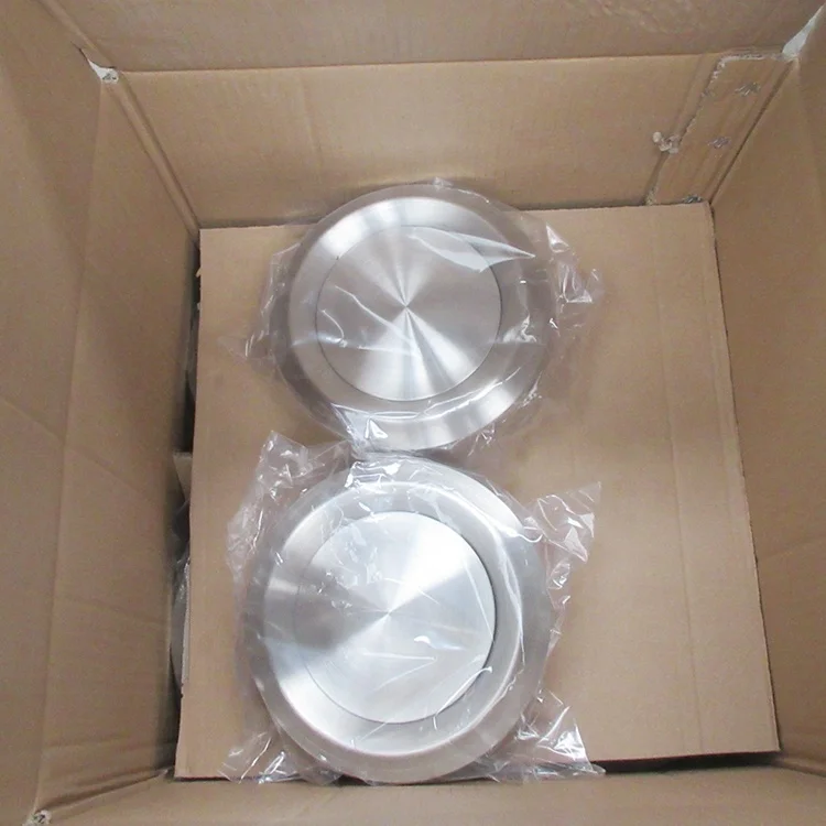Stainless Steel Air Vent Disc Valve Circular Supply Exhaust Diffuser
