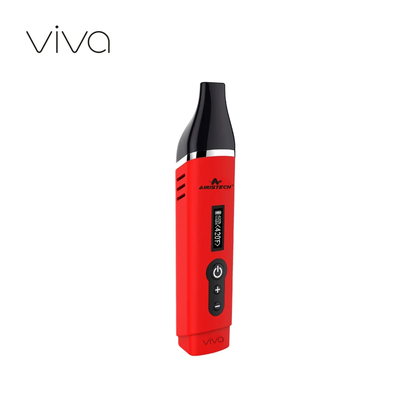 
2020 Large stock AIRISTECH Herbva Viva 2200mah Temperature Control digital Vaporizer Dry Herb vape Pen 