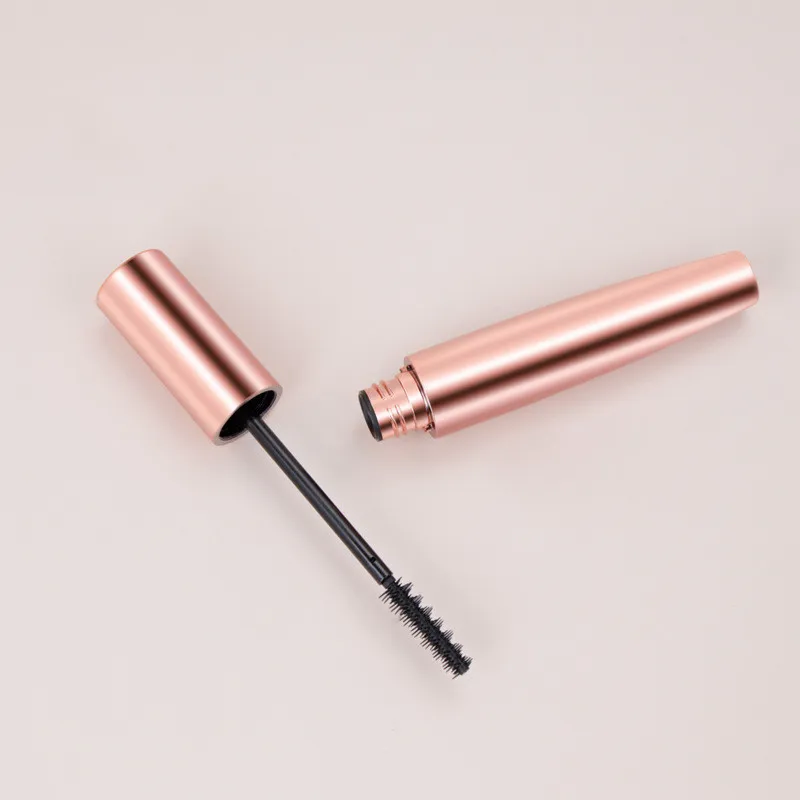 Luxury 7.3ml Pink Rose Gold Empty Eyelash Container Irregularity Mascara Tube with Private Label