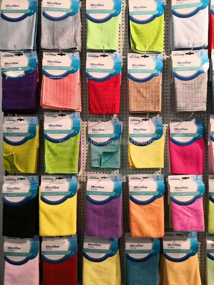 Ребристое полотенце из микрофибры и Чистящая ткань из микрофибры