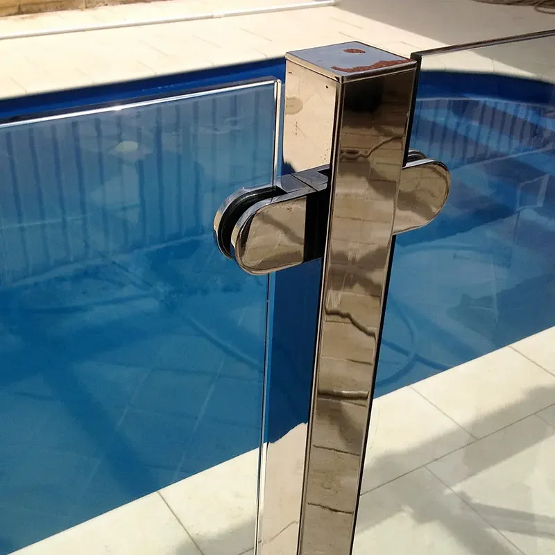 DF metal luxury balustrade designs led hospital handrail light laser aluminum cut iron railing  baluster hand rail for stair