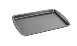 Nonstick Cookie Sheet Baking Pan Oven Baking Tray - Professional Quality Kitchen Cookingbakeware Sets Large and Medium Metal 3pc