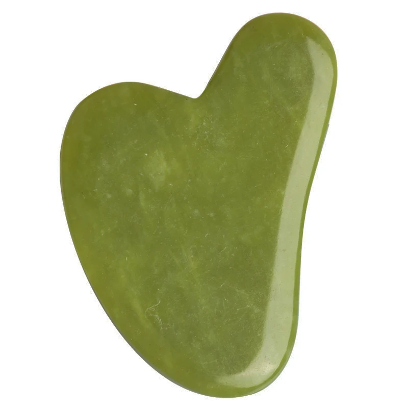 
Green phoenix small heart shape guasha board 