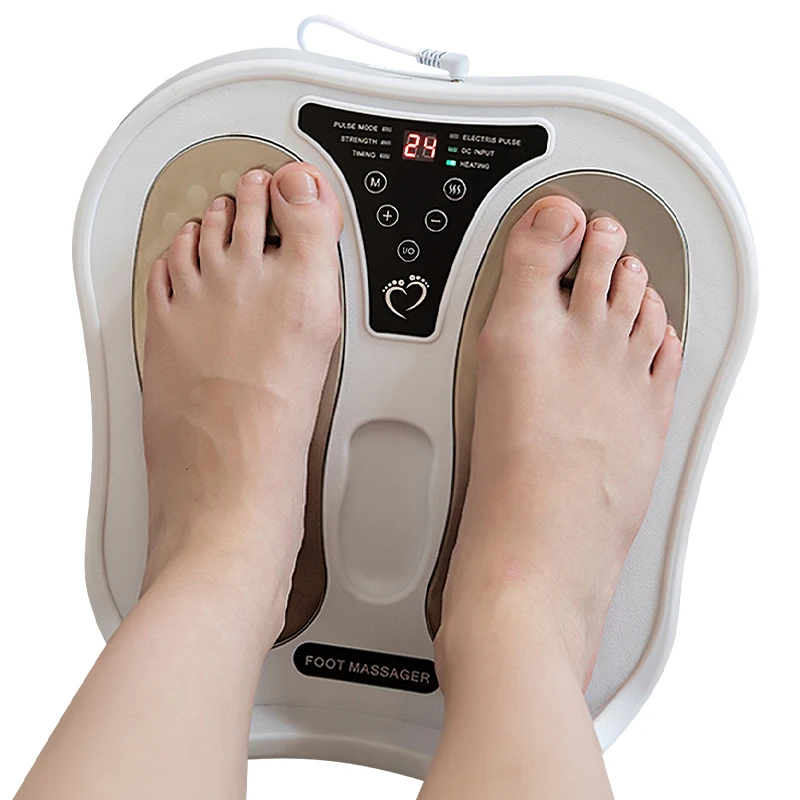 EMS Foot Massager Intelligent Foot Heating Massage Home Office Portable Foot Meridian Dredging Pedicure Machine