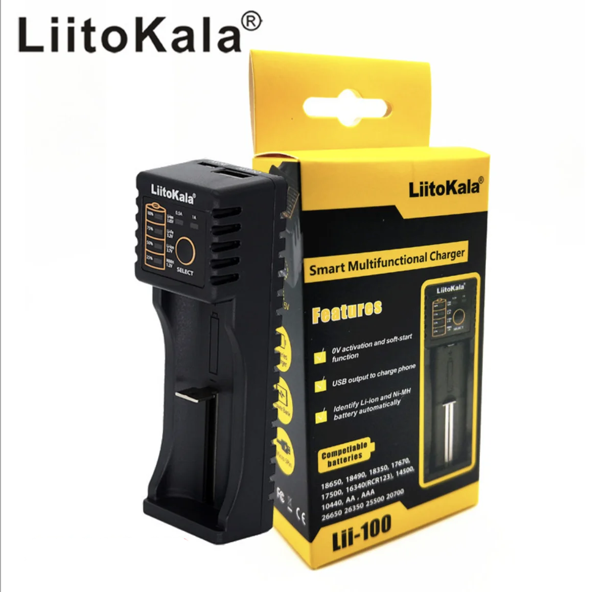 LiitoKala Lii - 100 Smart Universal Battery Charger