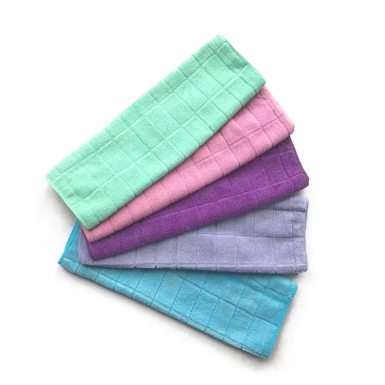 Household kitchen and bathroom used microfiber cloth remover car dust microfiber cleaning cloth
