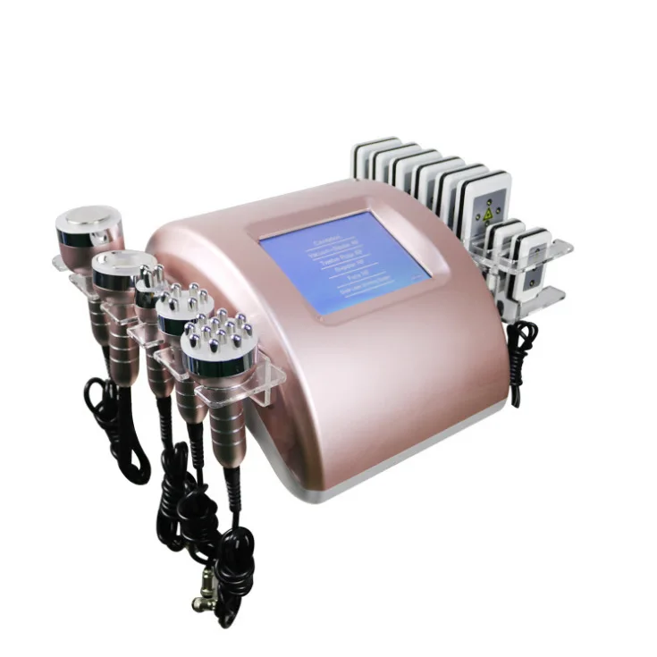 New Arrivals 6 In 1 Lipo Laser Rf Cavitation Body Shaping Slimming Vacuum Cavitation System Beauty Machine