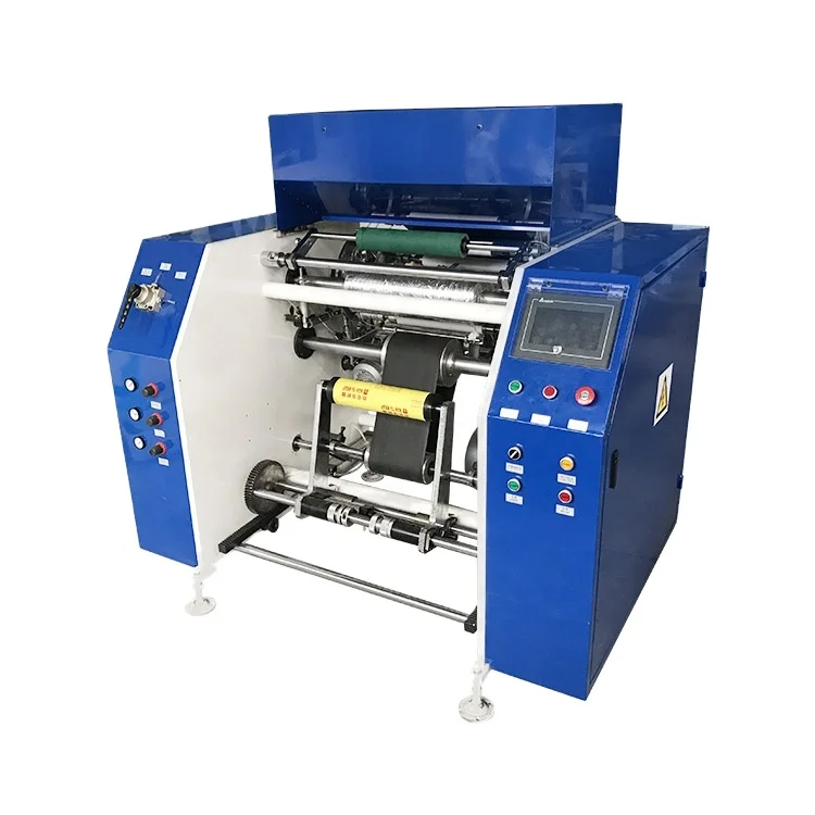 Amazon Hot Selling High Speed Aluminum Foil Tape Plotter Paper Roll 5 Axis Cling Film Slitting Rewinder