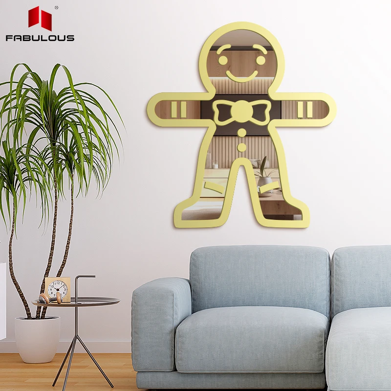 FABULOUS home decor custom uv printing acrylic mirror wall decoration in house color decor mirror