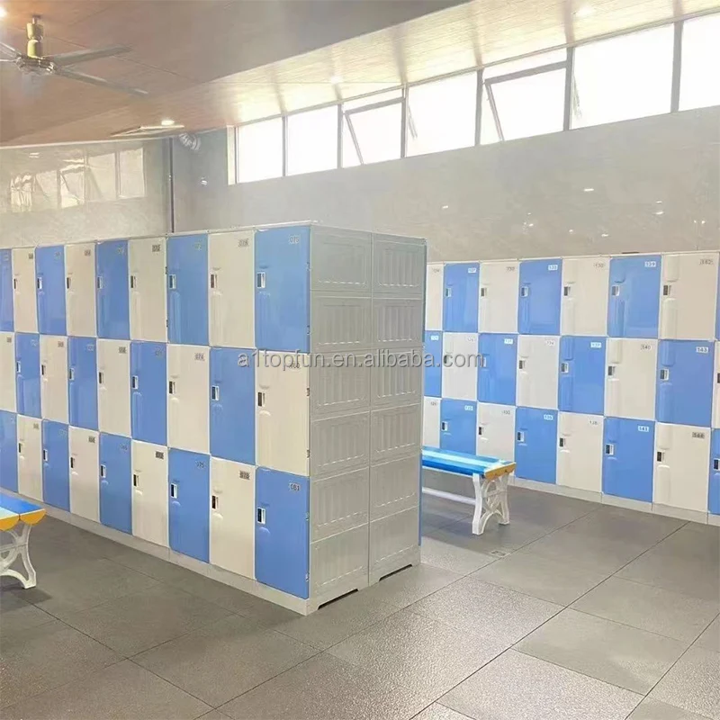 Factory Price Gym Storage Cabinets Easy Assemble School ABS Plastic Locker