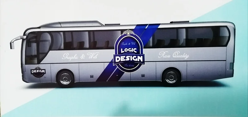 Bus body honor vinyl self-adhesive paper printing PVC polymer material outdoor sticker
