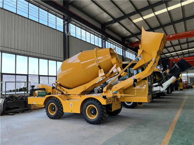 Chinese Brand New 4 Cubic Meters Self Load Concrete Mixer with Truck