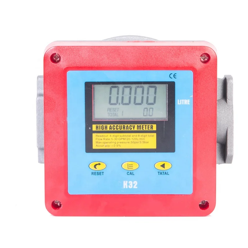 2021 NEW HOT SALE High Accuracy Fuel Diesel Flow Meter Mechanical Diesel Counter Aluminum Electronic Transfer Pump Flow Meter