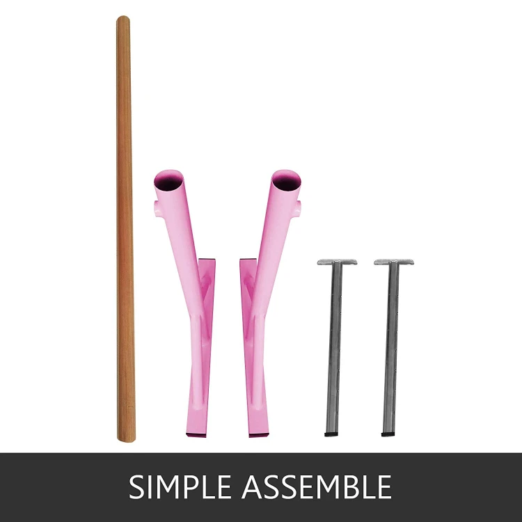 Adjustable Movable Floor Mounted Exercise Ballet Barre Pole dancing pole
