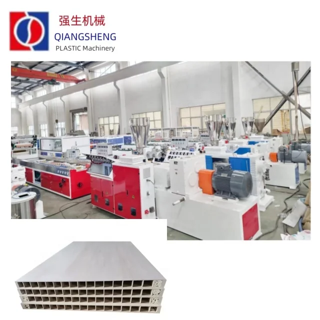 PVC Foam Door Board Manufacturing Machine/WPC Foam Hollow Door Panel Production Line