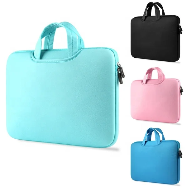  wholesale zipper handle sublimation laptop sleeve neoprene waterproof custom logo