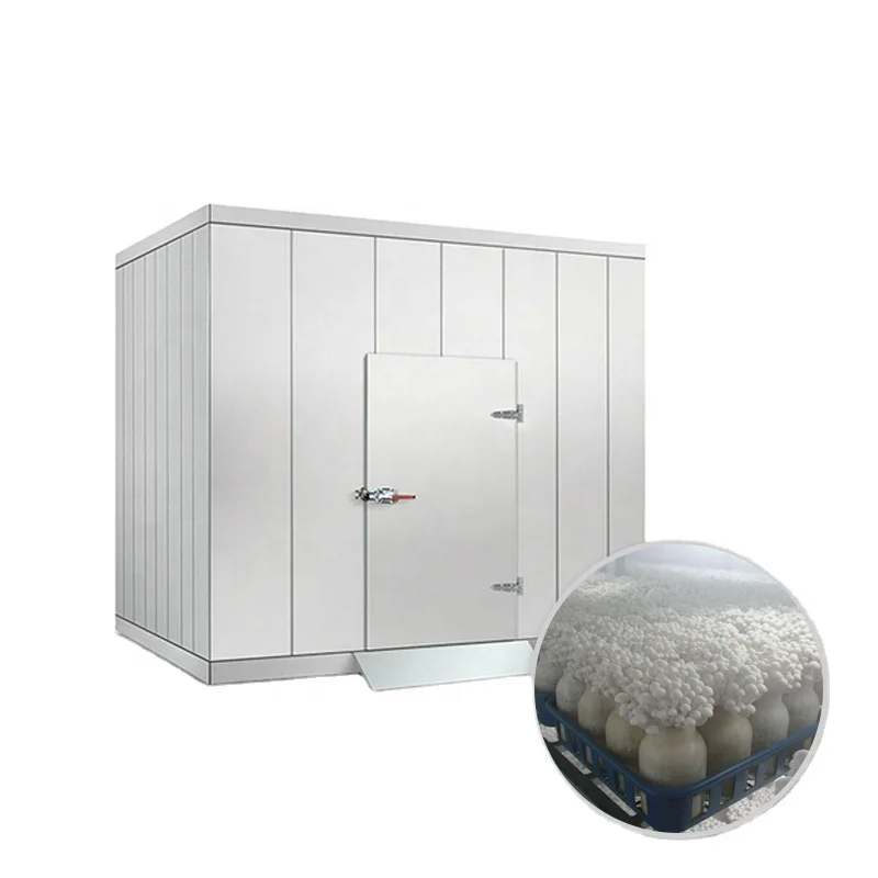 Раздвижная дверь для холодильной камеры из нержавеющей стали