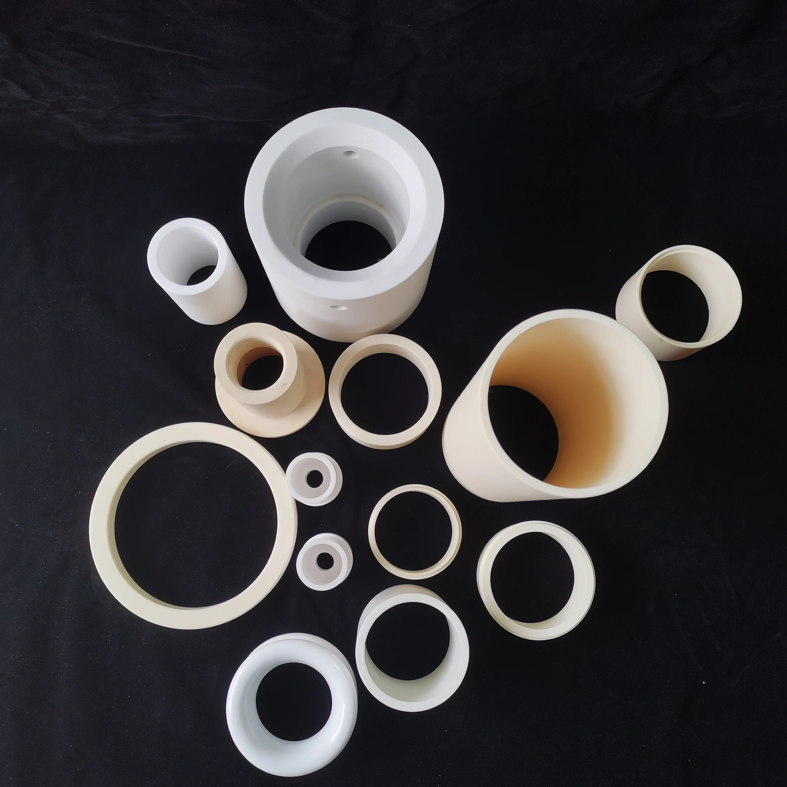 OEM Wear resistance 95% 99% 99.7% alumina ceramic bushing insulator ceramic sleeve