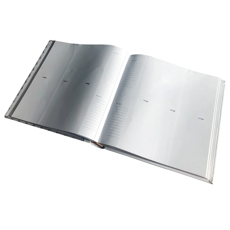 Leather wholesale personalized 50 memo pages  Photo Album 5x 7inch