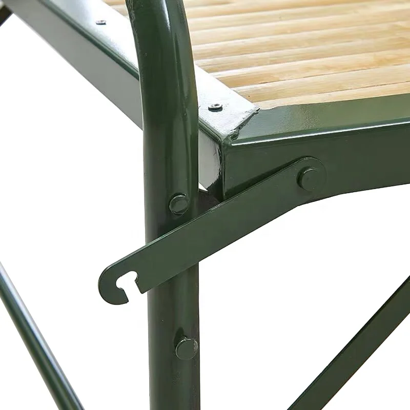 Solid Wood Bed Board 1.2m Household Simple Double Nap Escort Bed Reinforced 1m Small Single Iron Frame Folding Bed