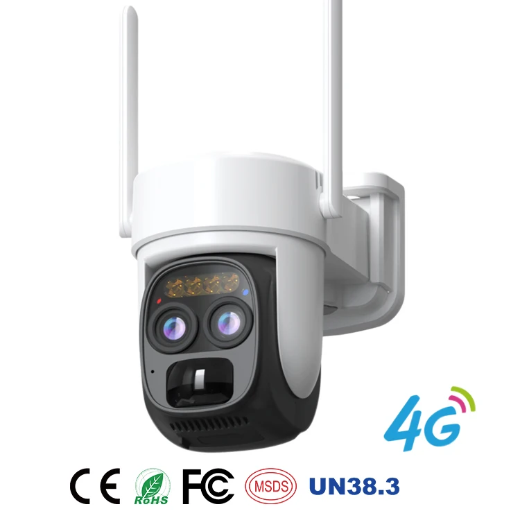 Vstarcam BG67D GSM sim card 4G  surveillance camera full color PTZ battery camera outdoor Dual Lens camera